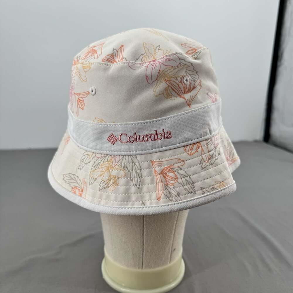 Columbia Pine Mountain Reversible Floral Bucket Hat Pink White